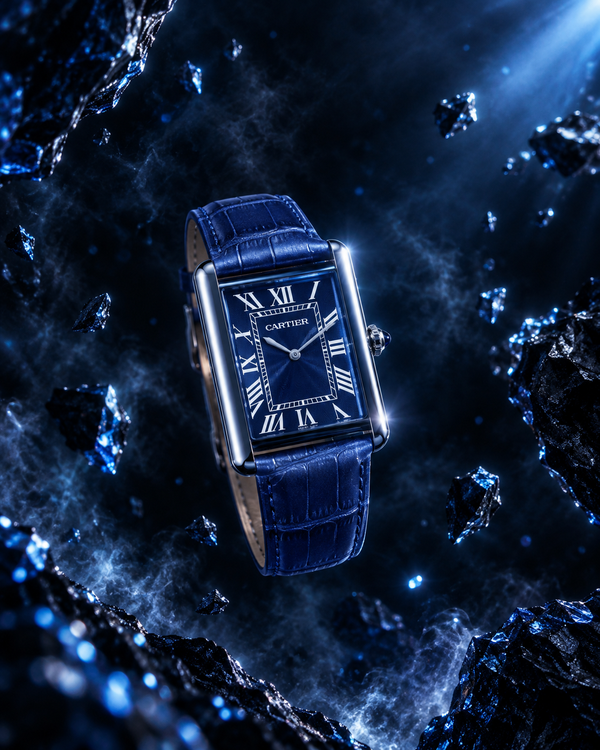 Cartier Tank (Blue)