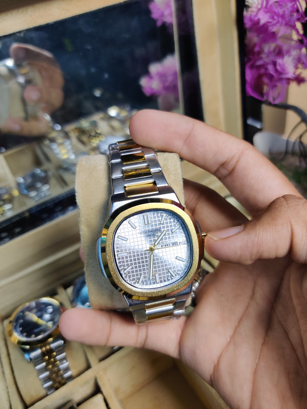 Patek Philippe 2 Tone (Check Dial)